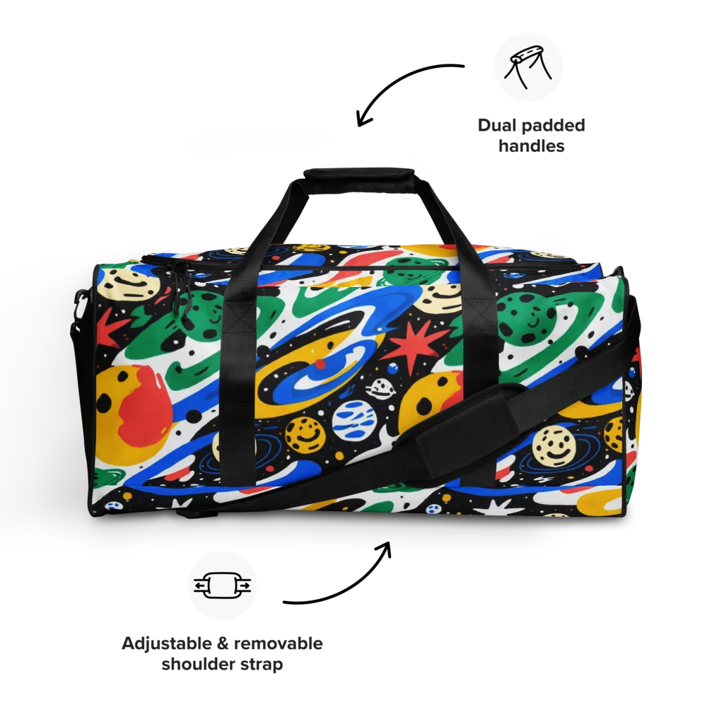 Rocket Carnival on Duffle Bag — Front