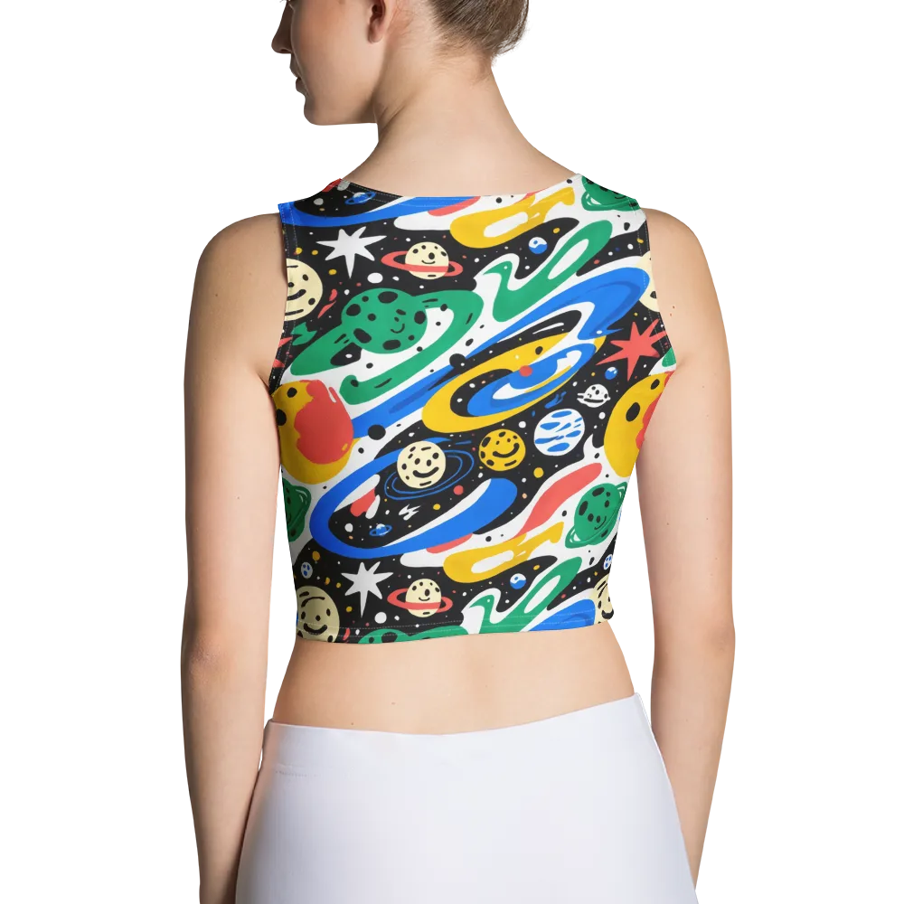 Rocket Carnival on Crop Top — Back