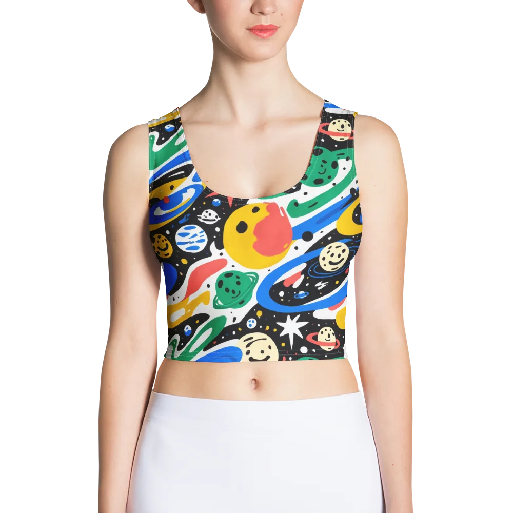 Rocket Carnival on Crop Top — Front