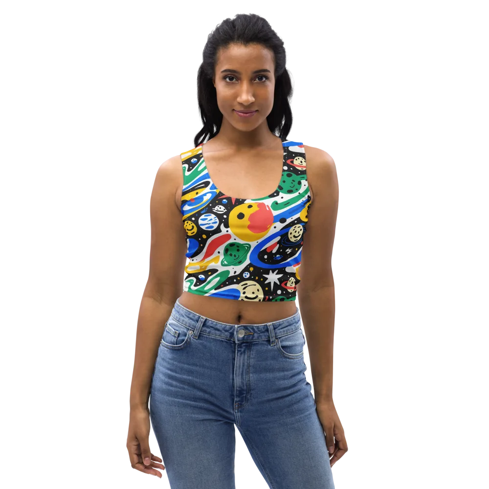 Rocket Carnival on Crop Top — Front