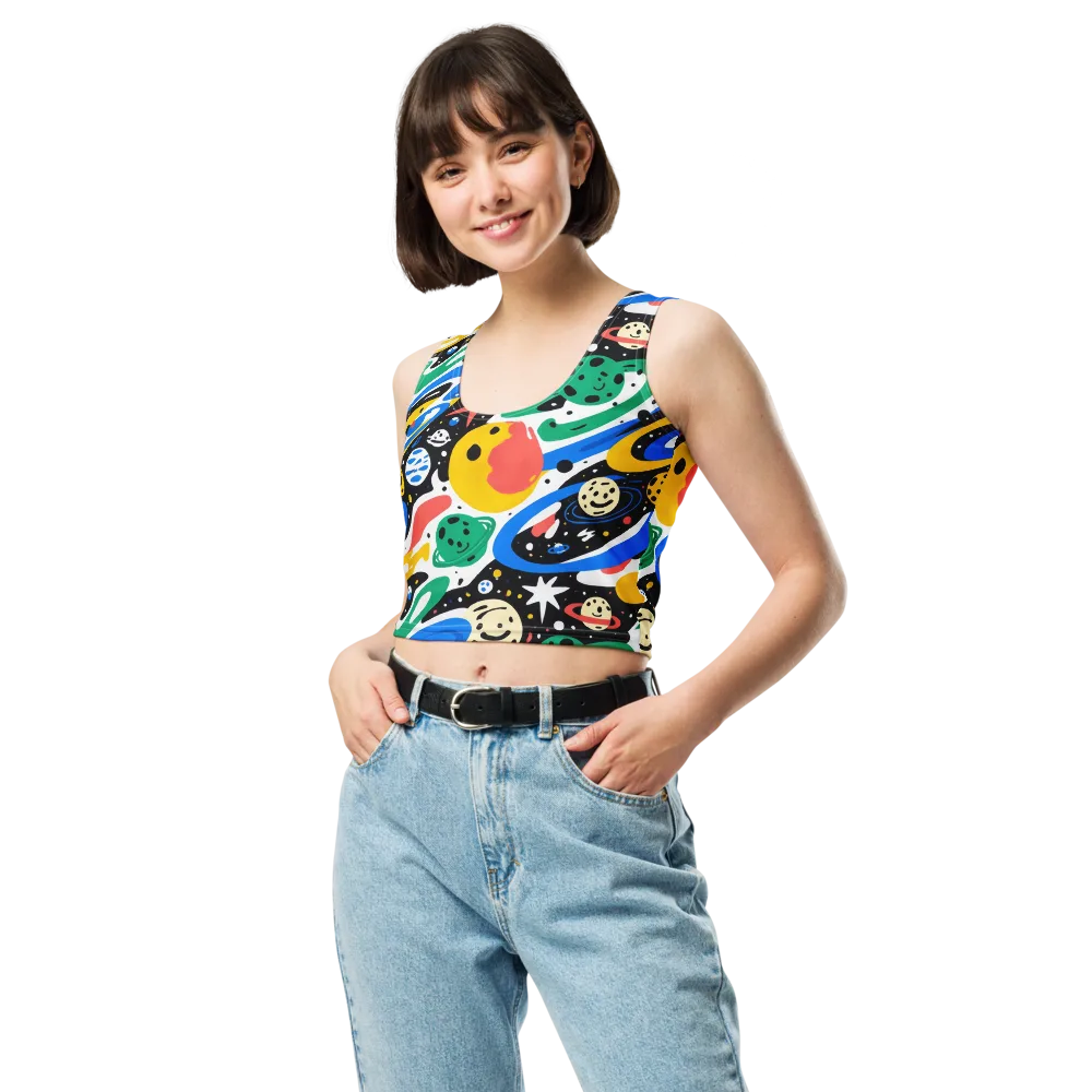 Rocket Carnival on Crop Top — Front