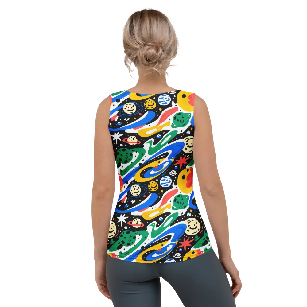 Rocket Carnival on Women's Tank Top — Back