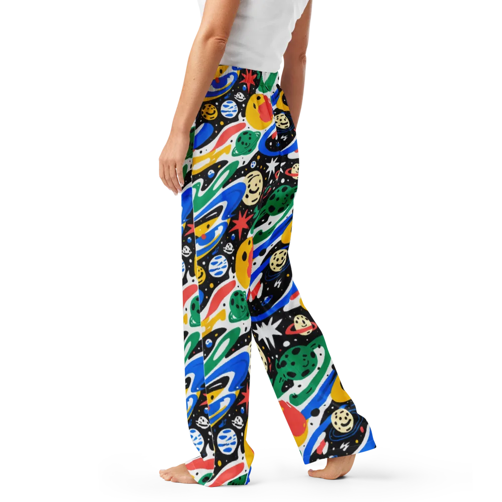 Rocket Carnival on Women's Pajama Pants — Left