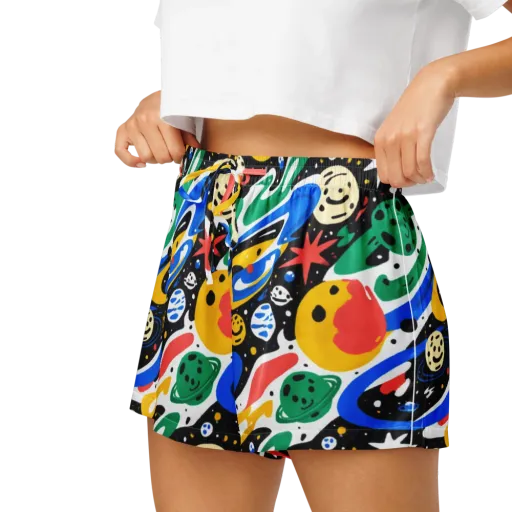 Rocket Carnival on a Women's Pajama Shorts