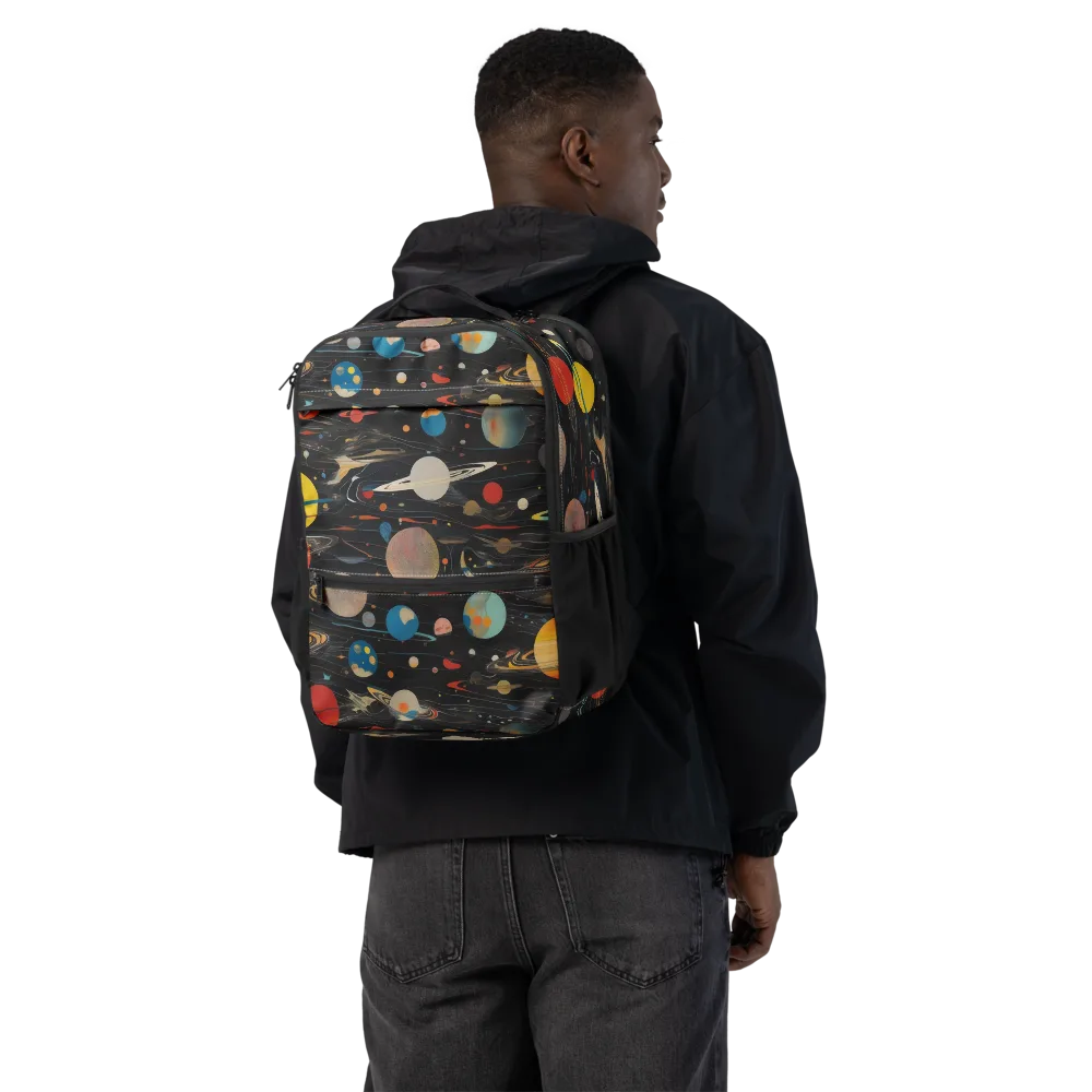 Black-sky Atlas on Utility Backpack — Back