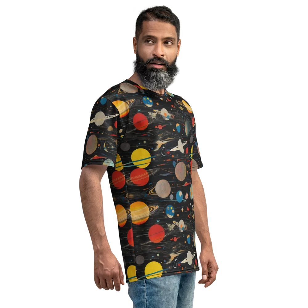 Black-sky Atlas on Men's Crew Neck T-Shirt — Right