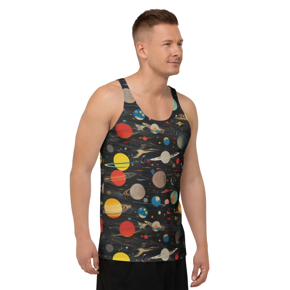 Black-sky Atlas on Men's Tank Top — Right Front