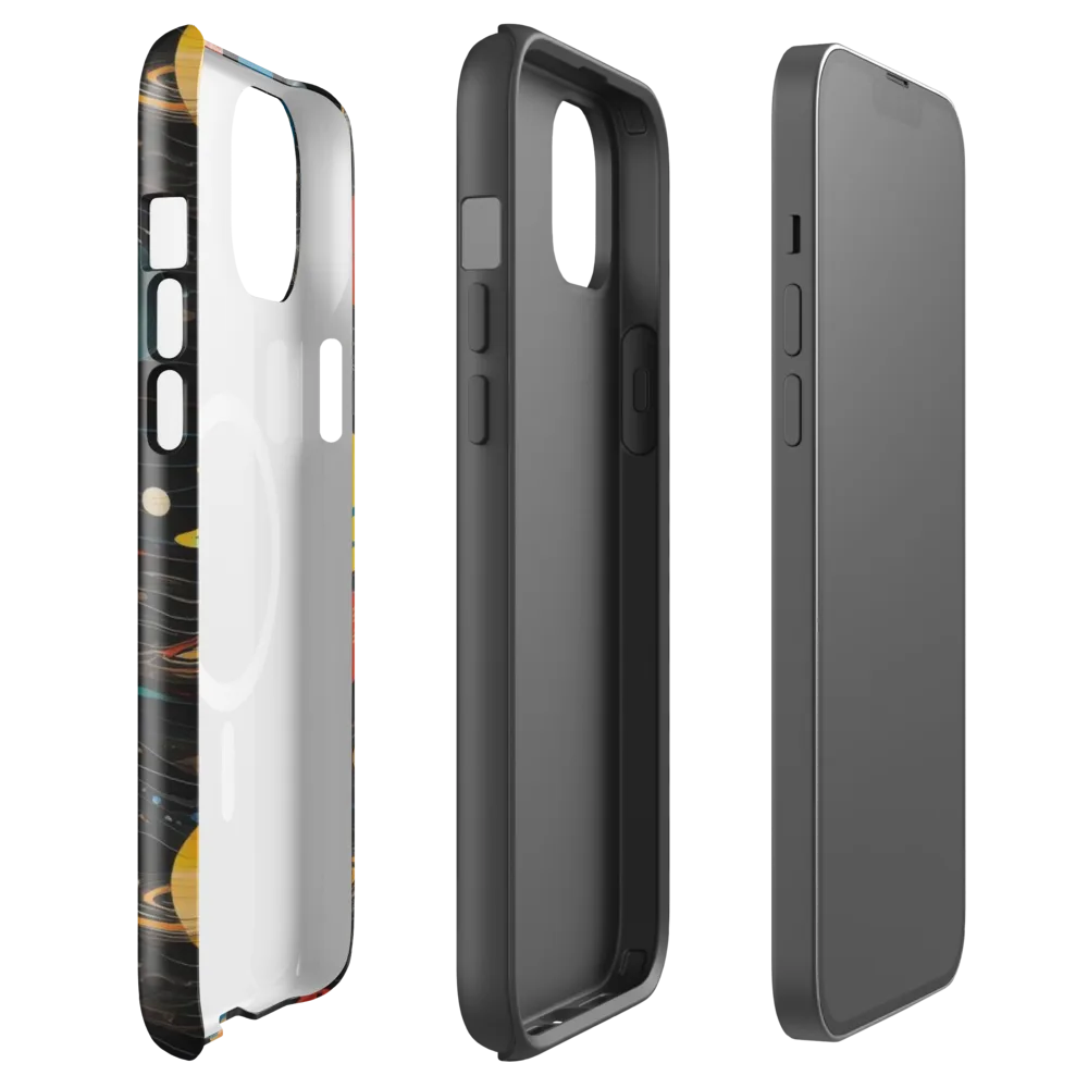 Black-sky Atlas on MagSafe Tough Case for iPhone® — Front