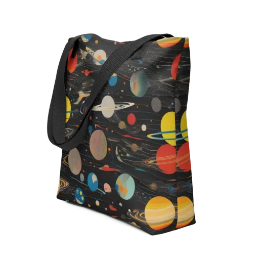Black-sky Atlas on a Tote Bag