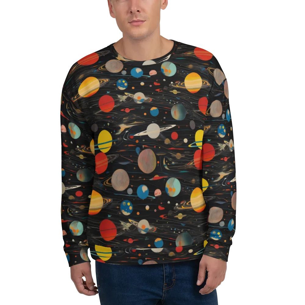 Black-sky Atlas on Sweatshirt — Front