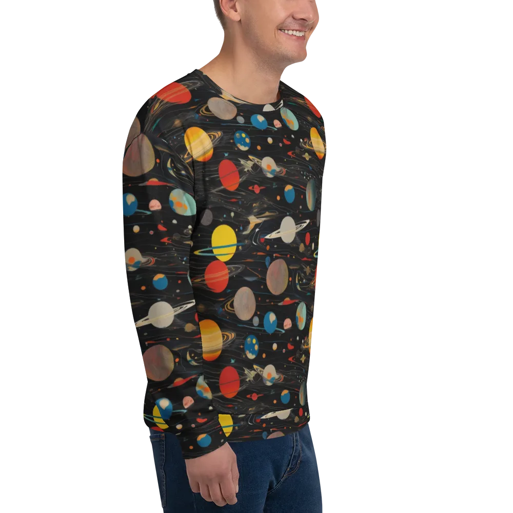 Black-sky Atlas on Sweatshirt — Right Front