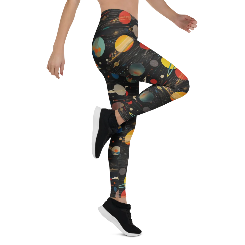 Black-sky Atlas on Leggings — Right