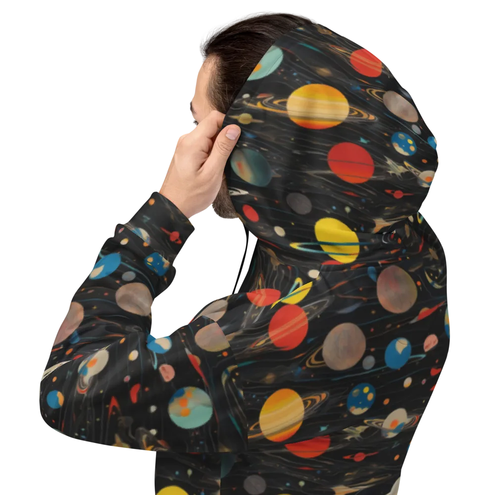 Black-sky Atlas on Hoodie — Back