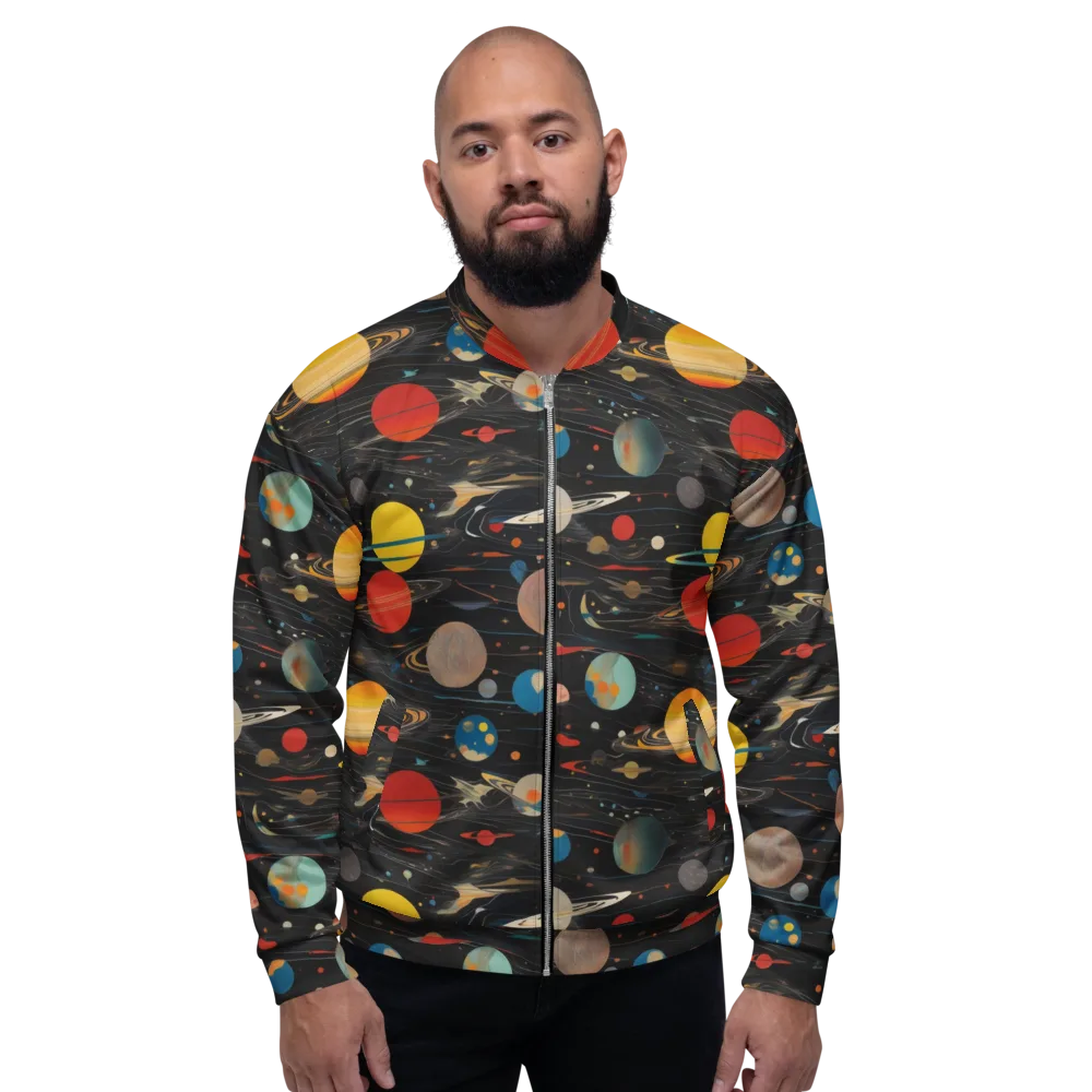 Black-sky Atlas on Bomber Jacket — Front