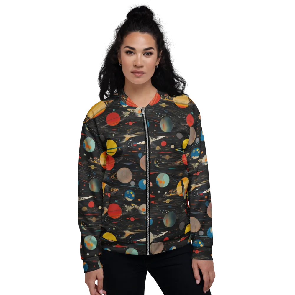 Black-sky Atlas on Bomber Jacket — Front
