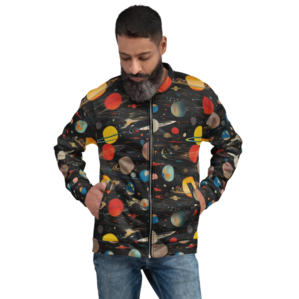 Black-sky Atlas on Bomber Jacket — Front