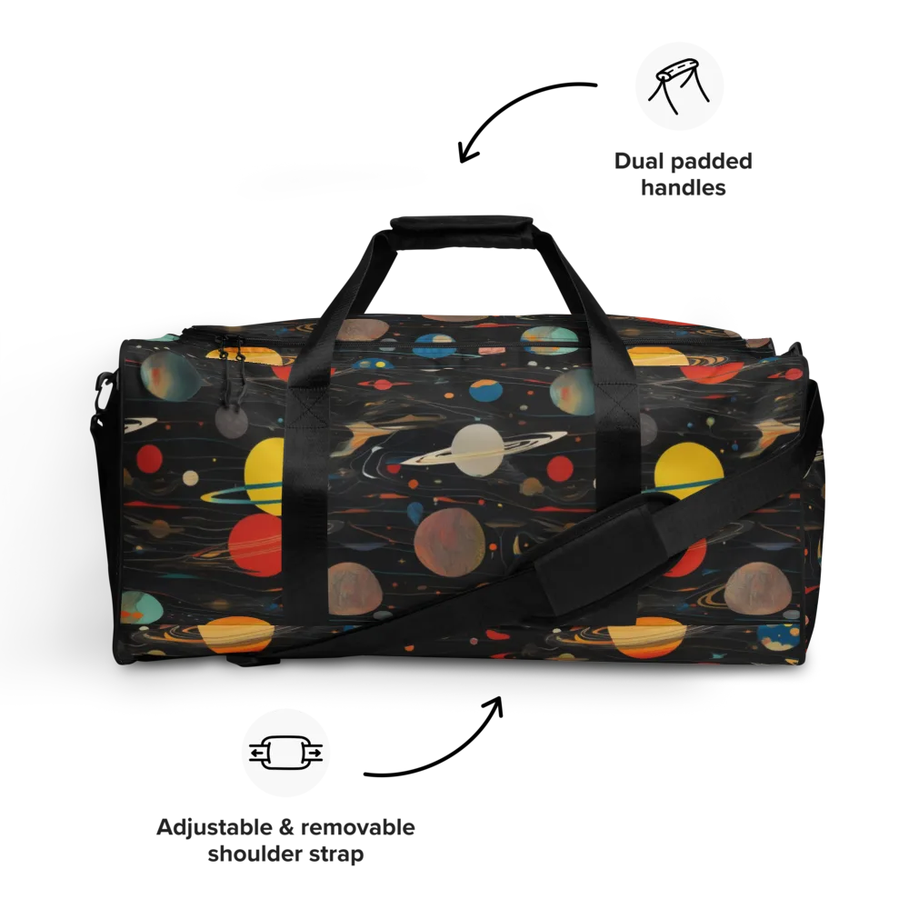 Black-sky Atlas on Duffle Bag — Front