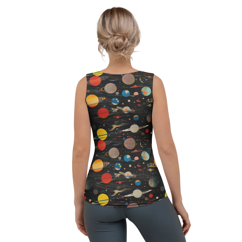 Black-sky Atlas on Women's Tank Top — Back
