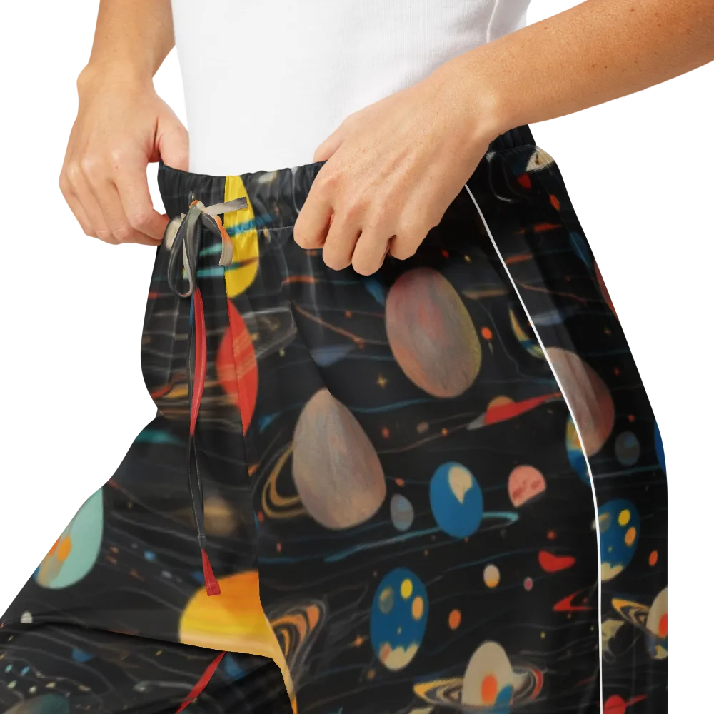 Black-sky Atlas on Women's Pajama Pants — Product details