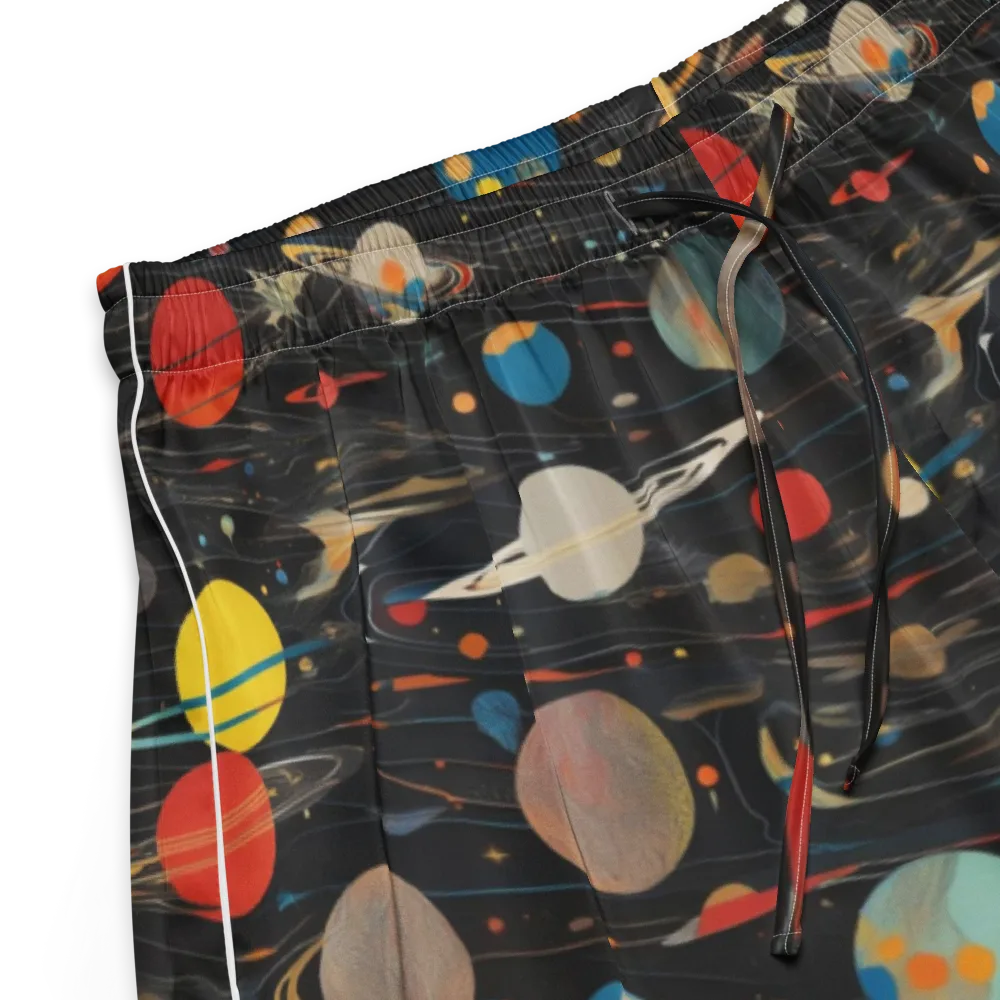 Black-sky Atlas on Women's Pajama Shorts — Product details