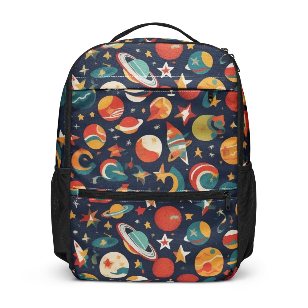 Rocket Bloom on Utility Backpack — Front