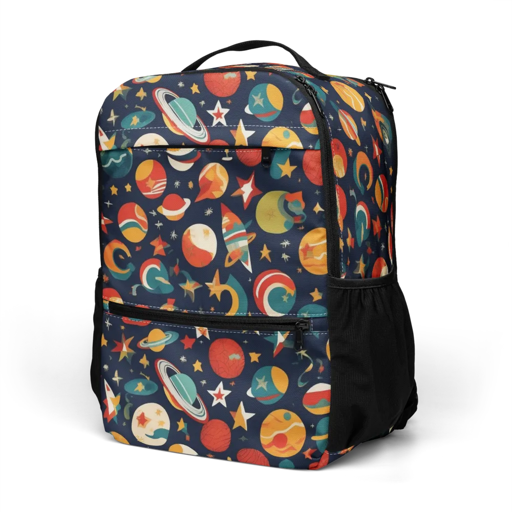 Rocket Bloom on Utility Backpack — Left Front