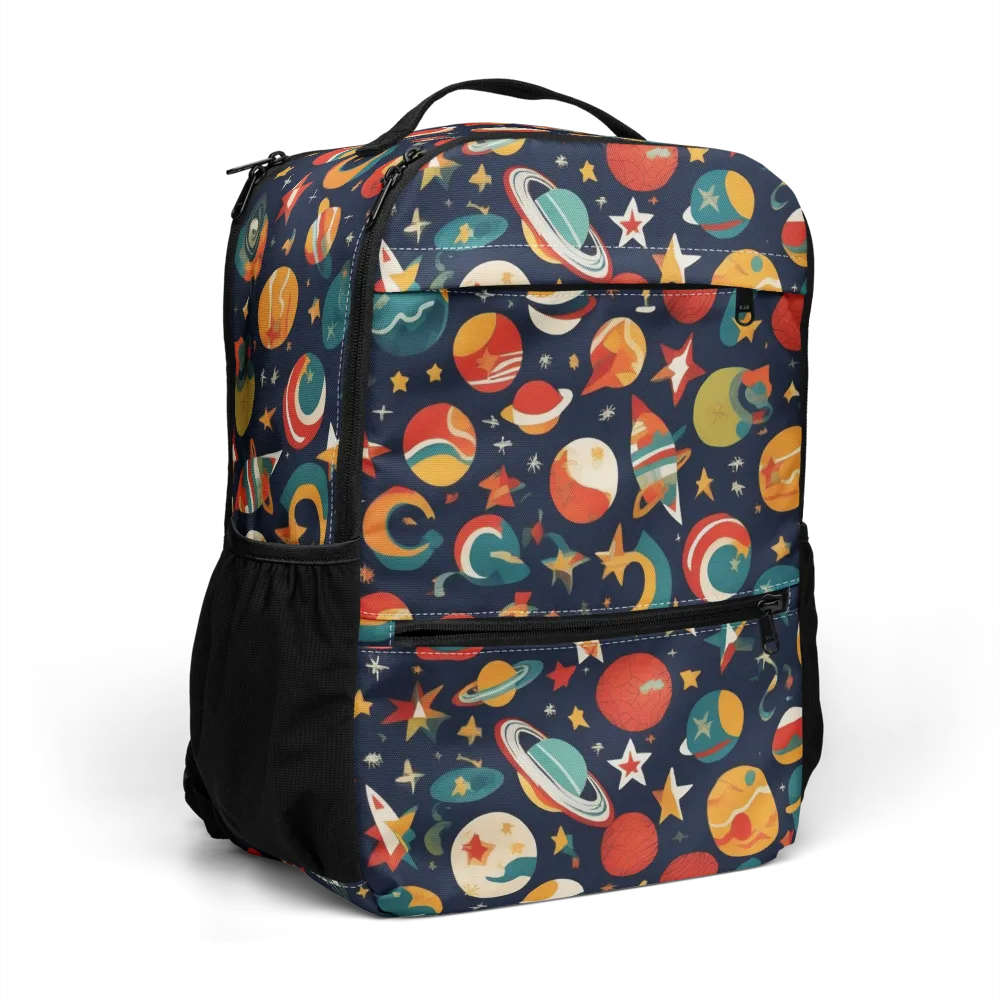 Rocket Bloom on Utility Backpack — Right Front