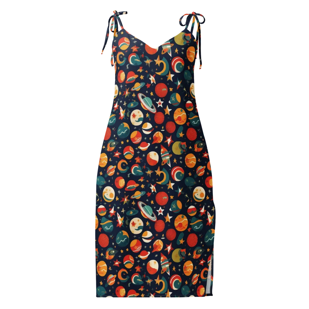 Rocket Bloom on Slip Dress — Front