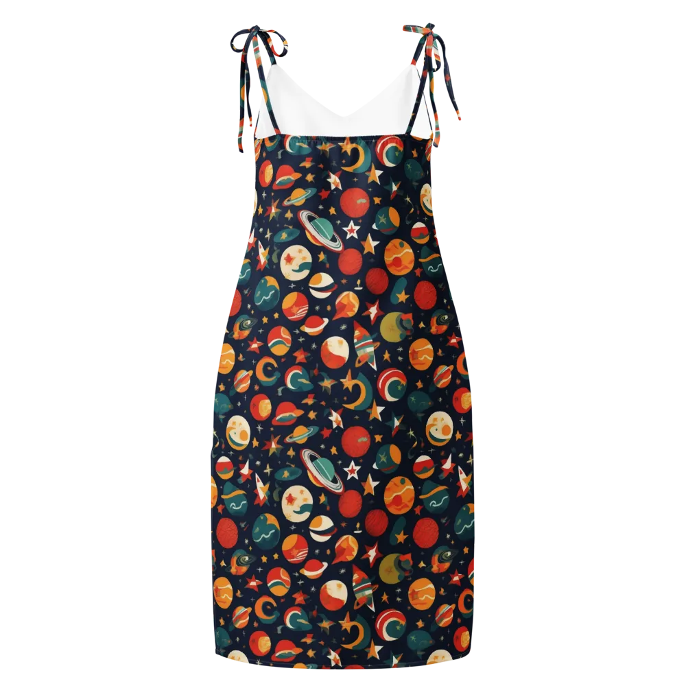Rocket Bloom on Slip Dress — Back
