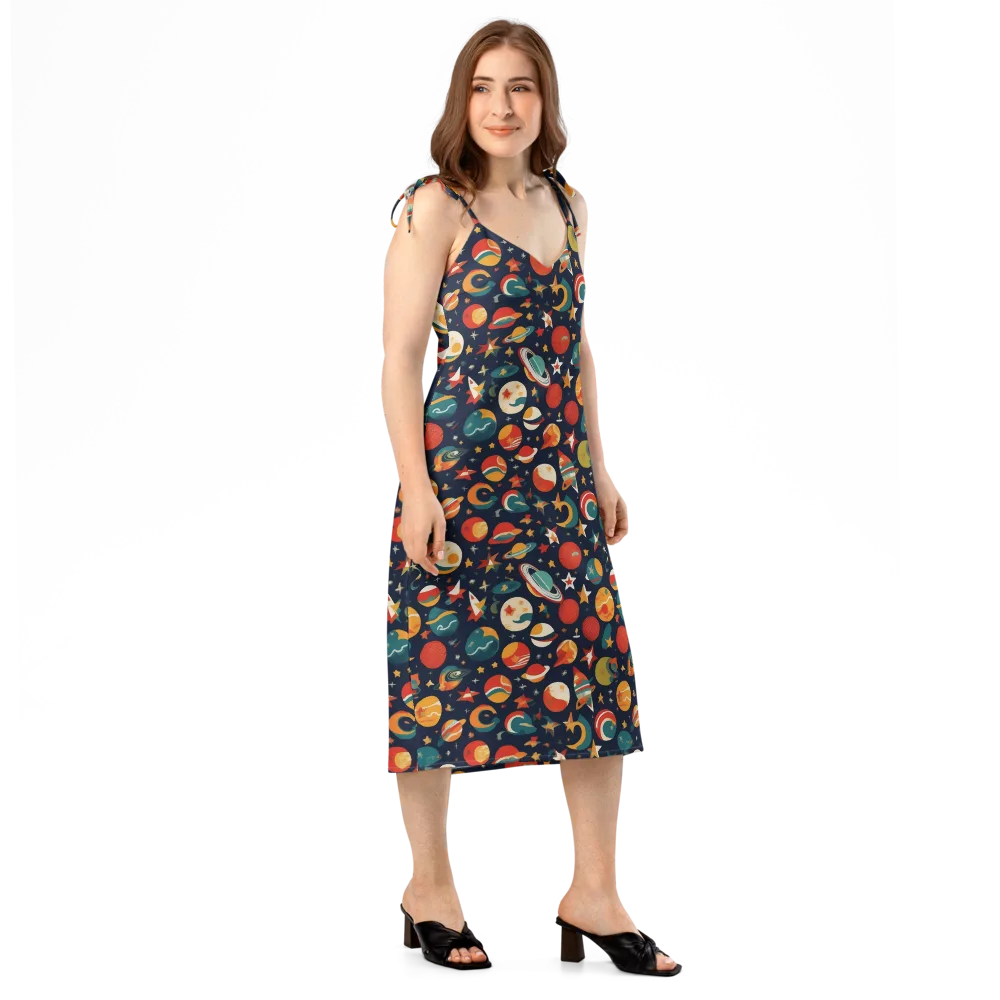 Rocket Bloom on Slip Dress — Right Front