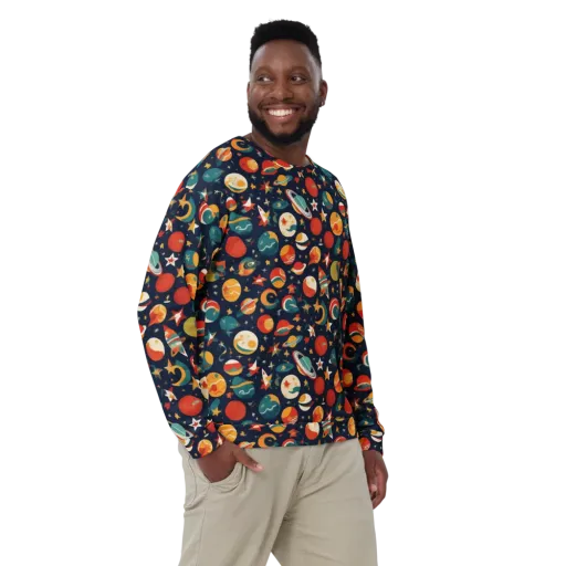 Rocket Bloom on a Sweatshirt