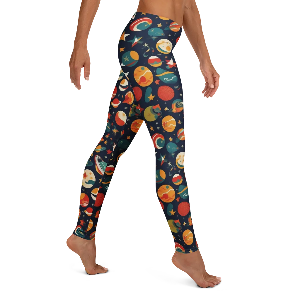 Rocket Bloom on Leggings — Right