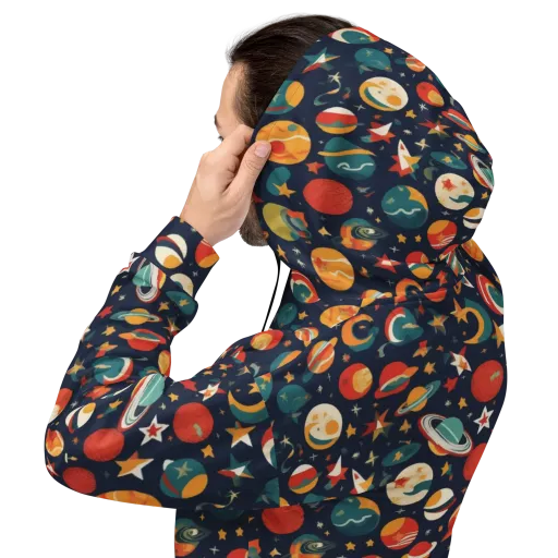 Rocket Bloom on Hoodie