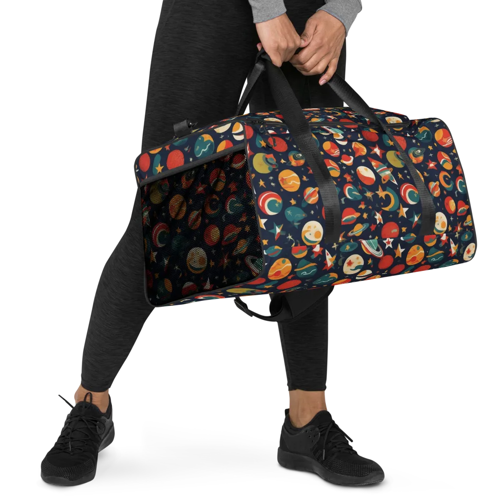 Rocket Bloom on Duffle Bag — Right Front