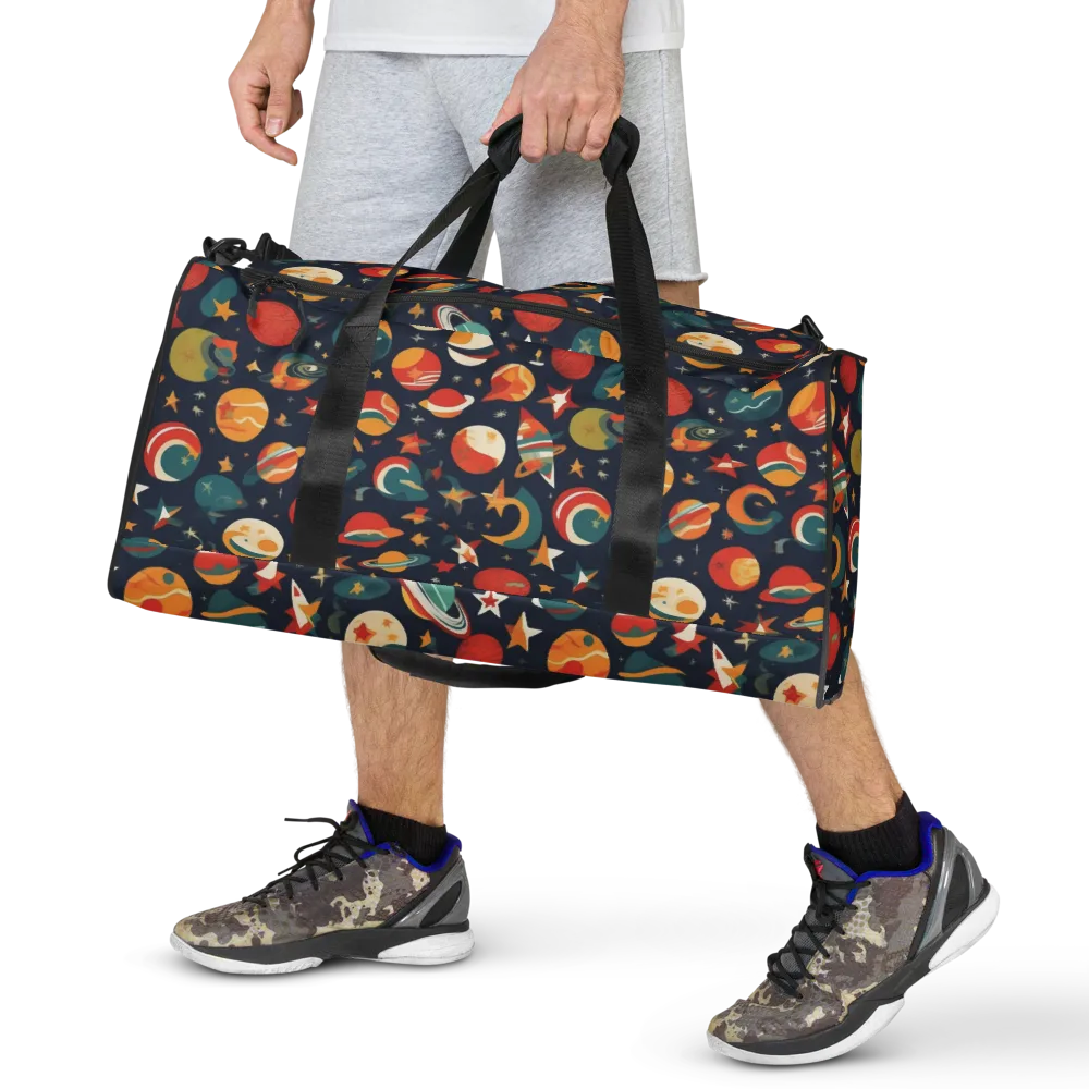 Rocket Bloom on Duffle Bag — Front