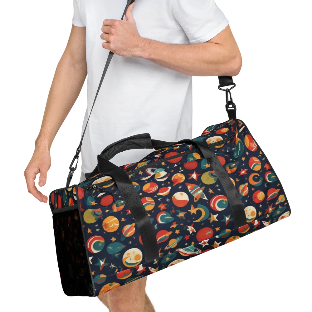Rocket Bloom on Duffle Bag — Right Front