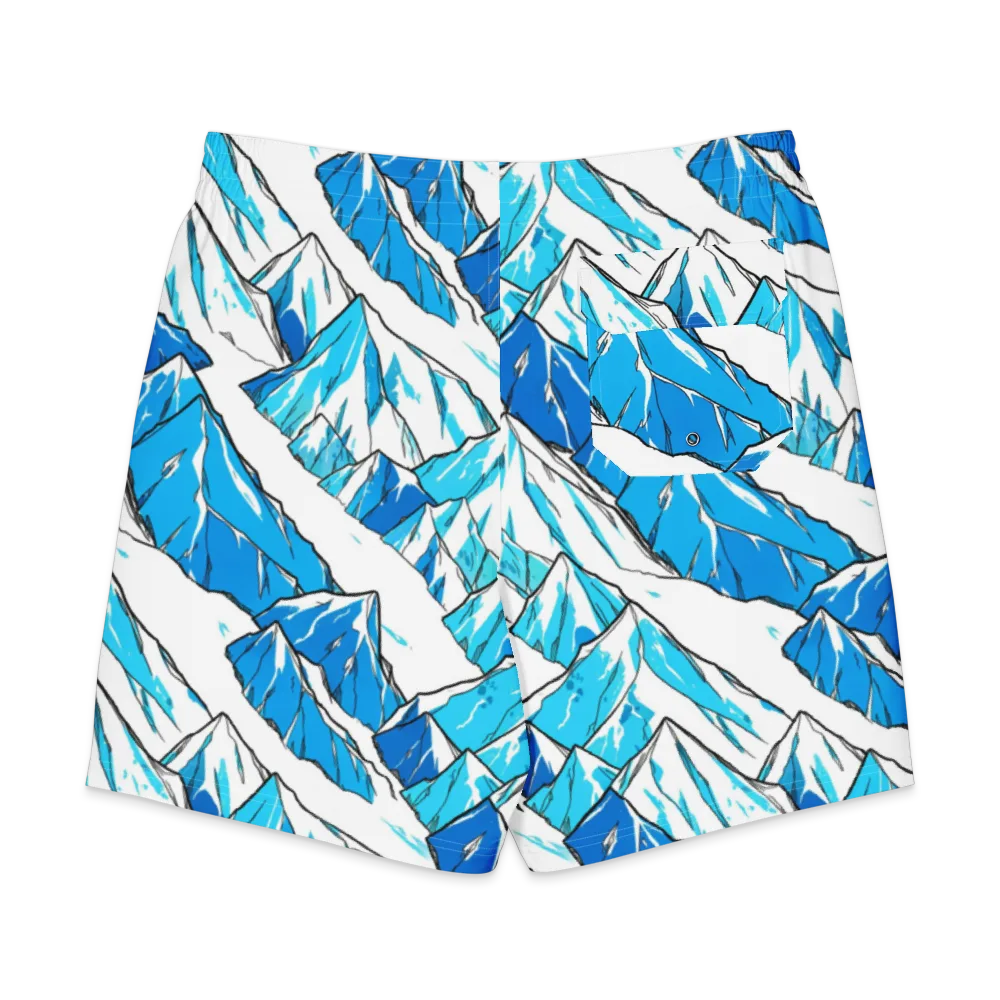 Arctic Ink on Men's Board Shorts — Back