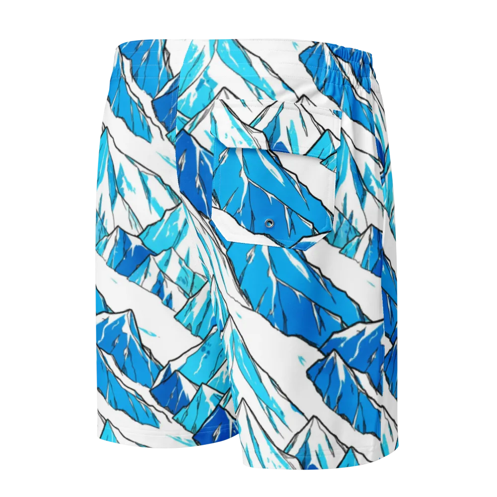 Arctic Ink on Men's Board Shorts — Back