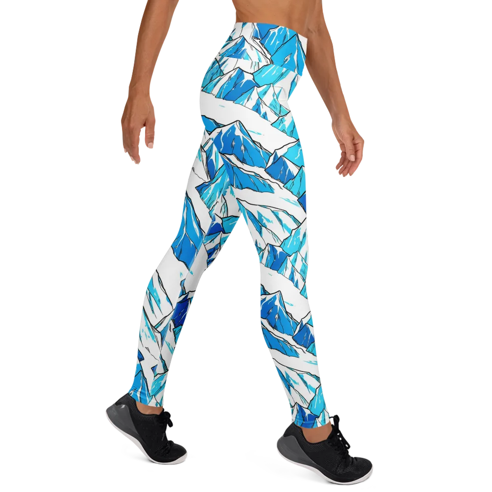 Arctic Ink on Yoga Leggings — Right