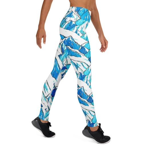 Arctic Ink on a Yoga Leggings