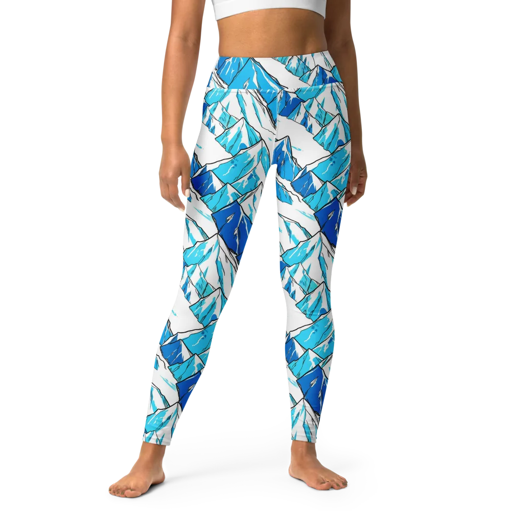 Arctic Ink on Yoga Leggings — Front