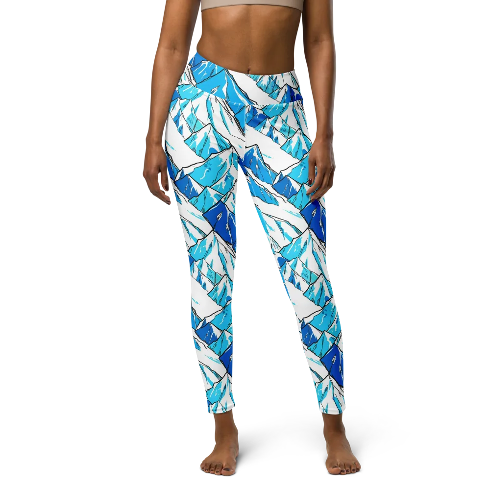 Arctic Ink on Yoga Leggings — Front