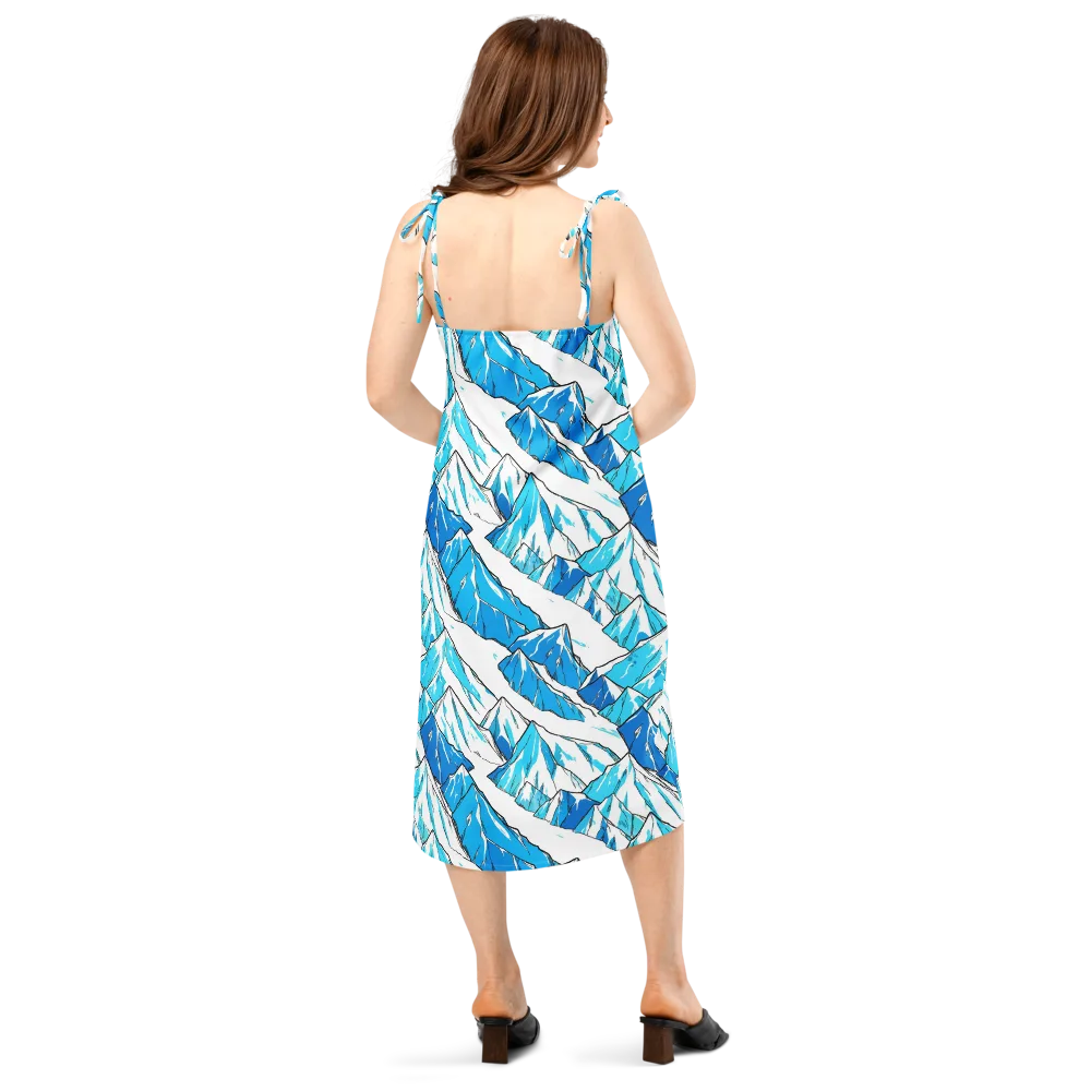 Arctic Ink on Slip Dress — Back