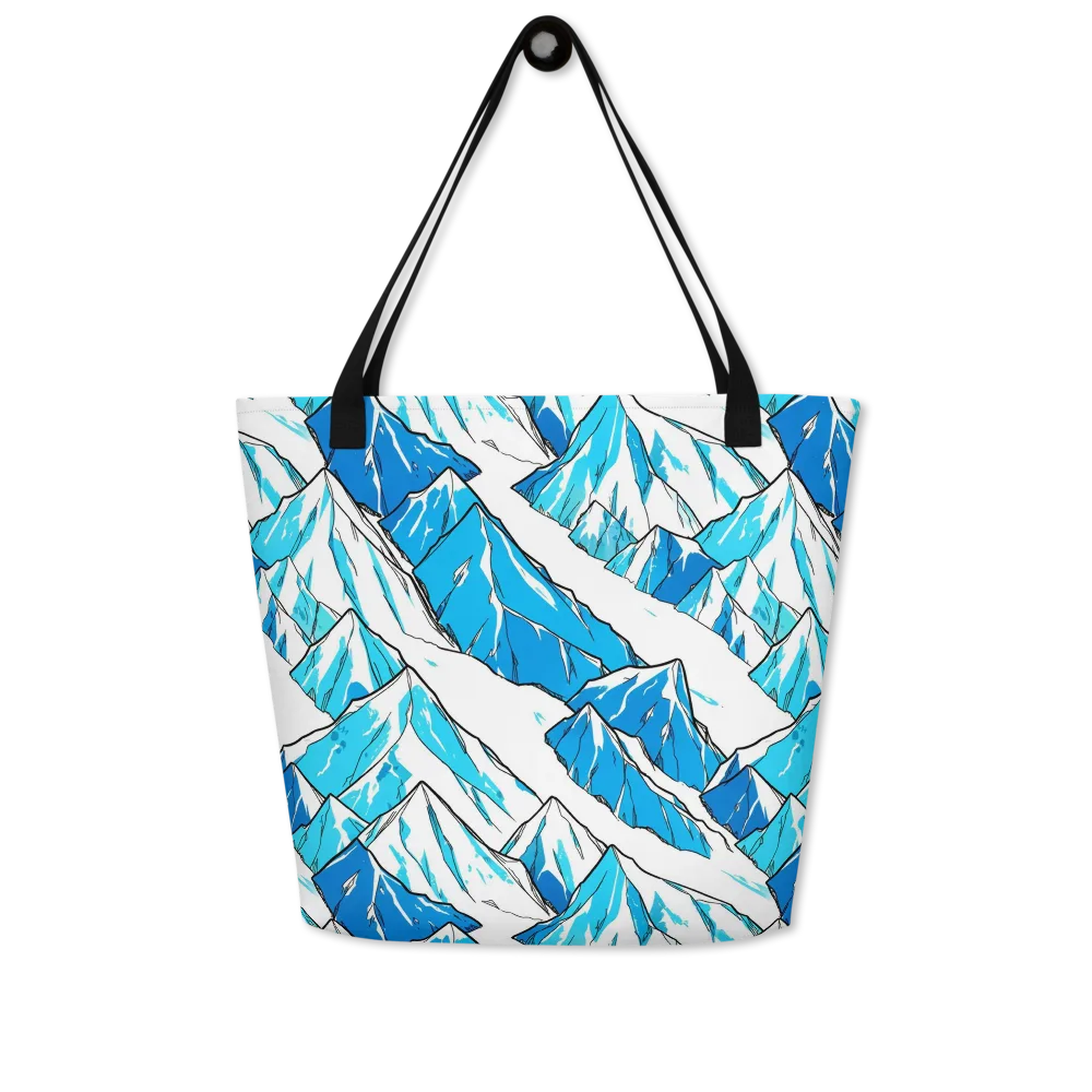 Arctic Ink on Large Tote Bag W/ Pocket — Front