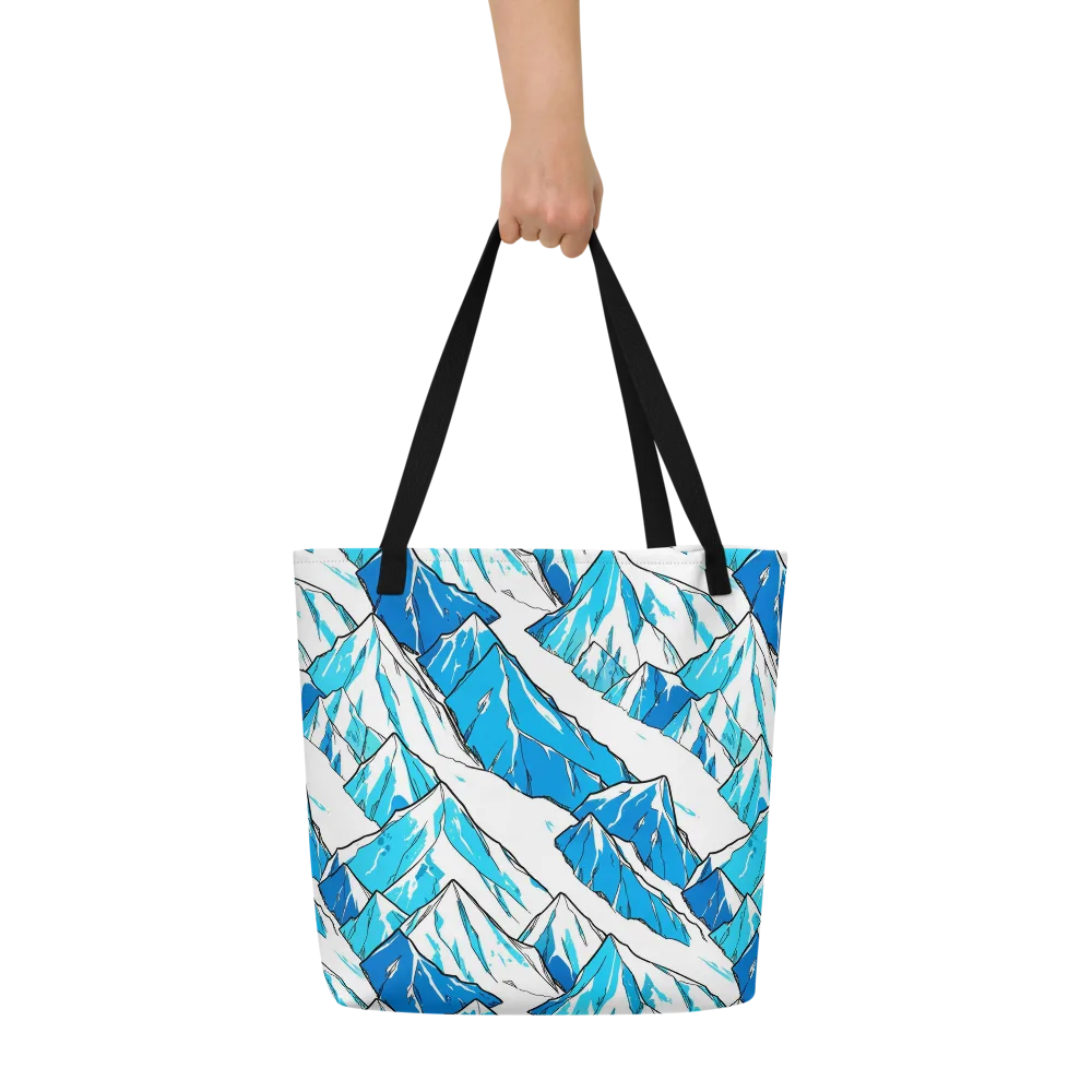 Arctic Ink on Large Tote Bag W/ Pocket — Front