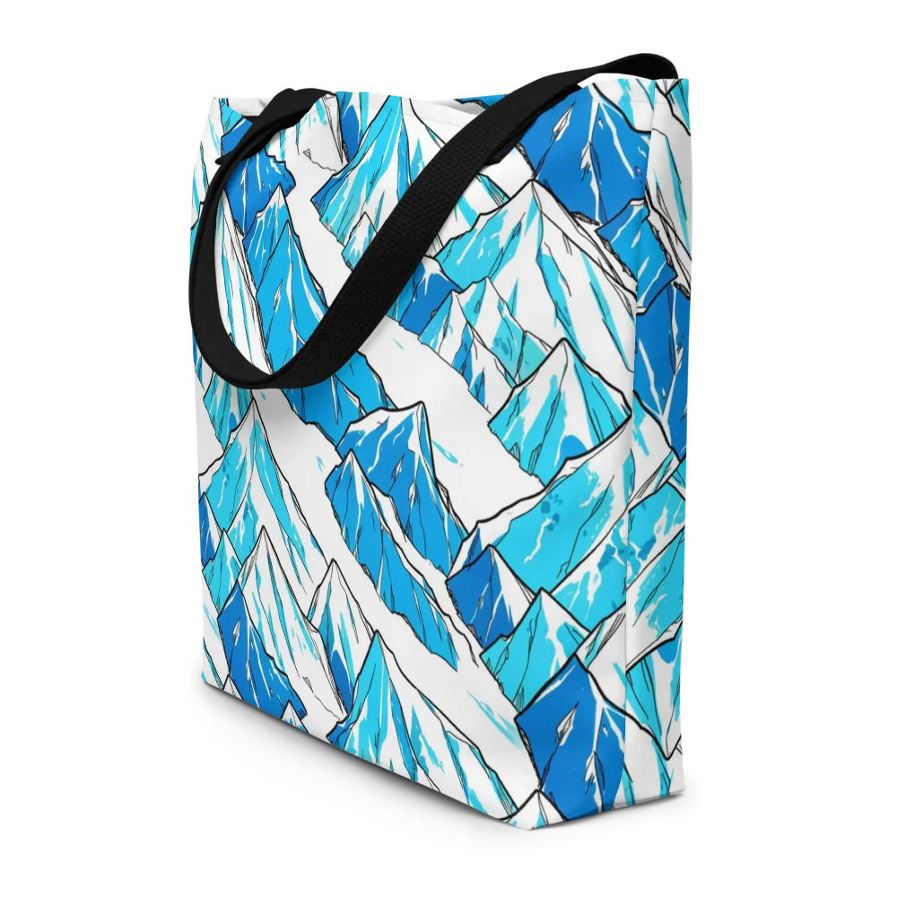 Arctic Ink on Large Tote Bag W/ Pocket — Front
