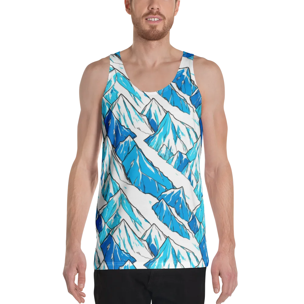 Arctic Ink on Men's Tank Top — Front