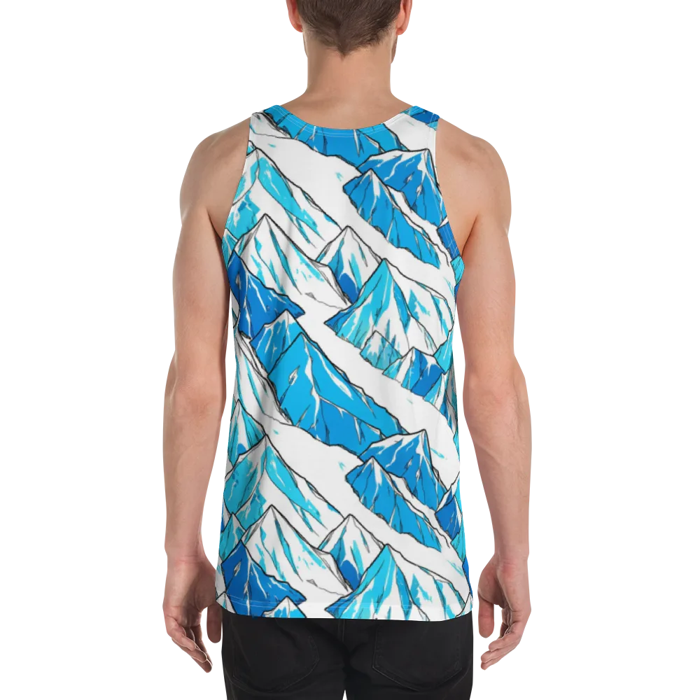 Arctic Ink on Men's Tank Top — Back