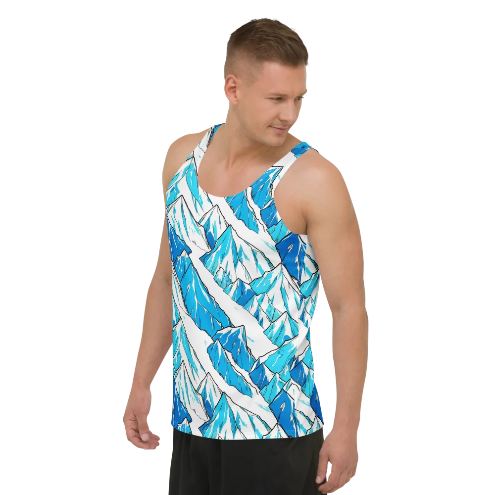 Arctic Ink on Men's Tank Top — Left Front