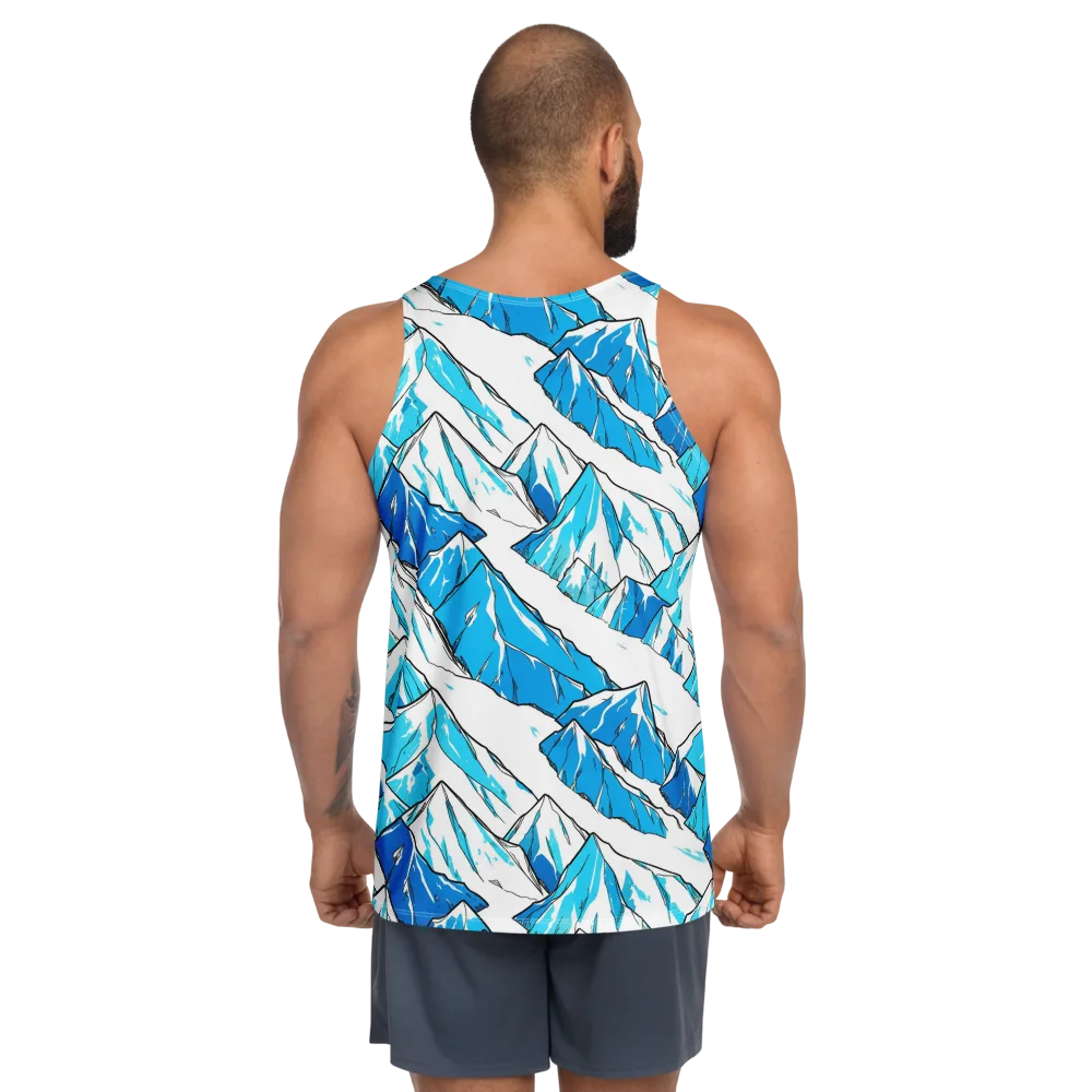 Arctic Ink on Men's Tank Top — Back